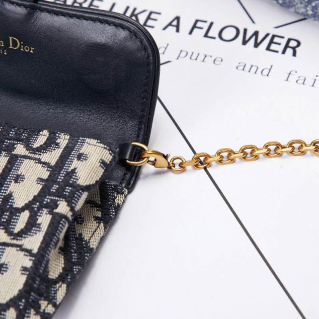  Blue Jacquard Clutch Bag Size: 11.5 x 7.5 x 2 cm Ref: S5654CTZQ_M928