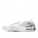  Dior B23 Oblique Slip-on Low Top Sneakers Sheer Print Sneakers