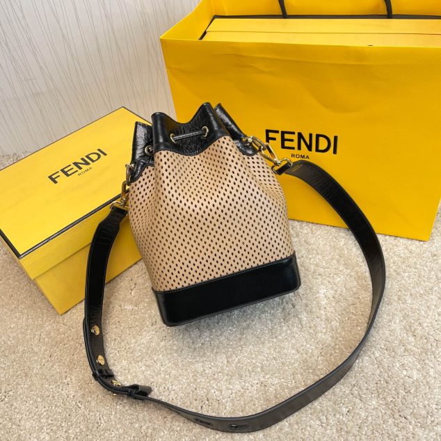  FENDI large perforated bucket bag Ref. 8838