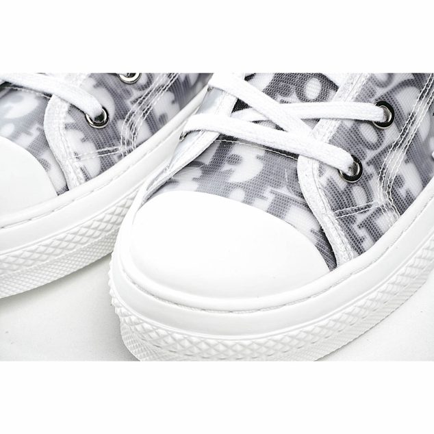  Dior B23 Oblique Slip-on Low Top Sneakers Sheer Print Sneakers