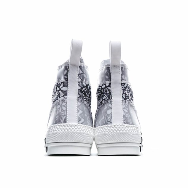  Dior B23 Oblique Slip-on Low Top Sneakers Sheer Print Sneakers