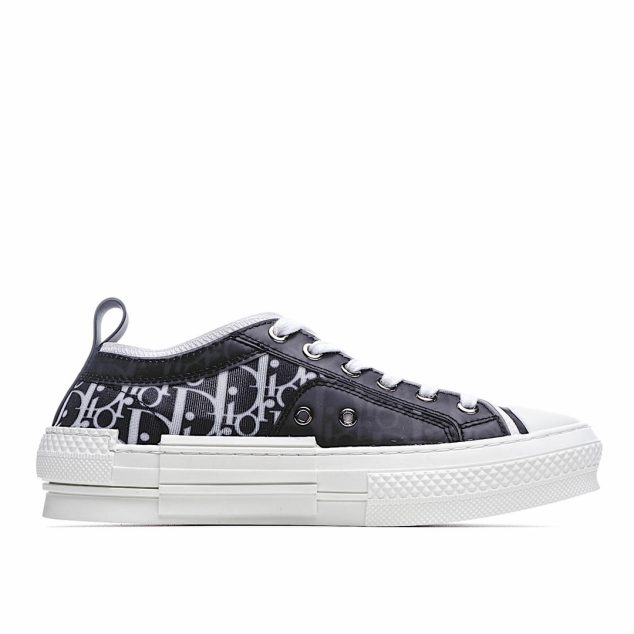  Dior B23 Oblique Slip-on Low Top Sneakers Sheer Print Sneakers