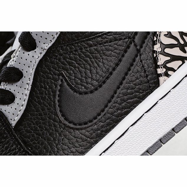  Air Jordan 1 Phat Low ‘Black Cement’