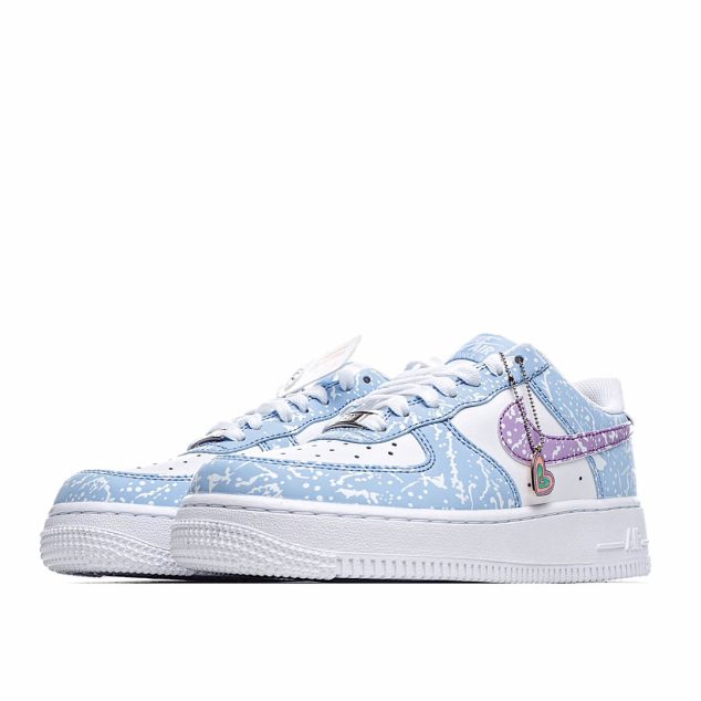  Nike  Air Force1 Low White blue