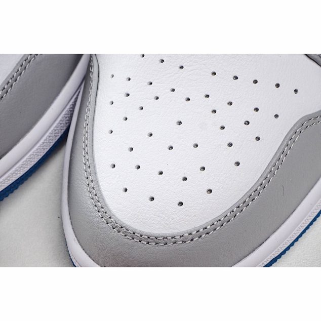  Air Jordan 1 Low ‘True Blue Cement’