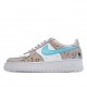  Nike Air Force 1 Grey Blue Low Top