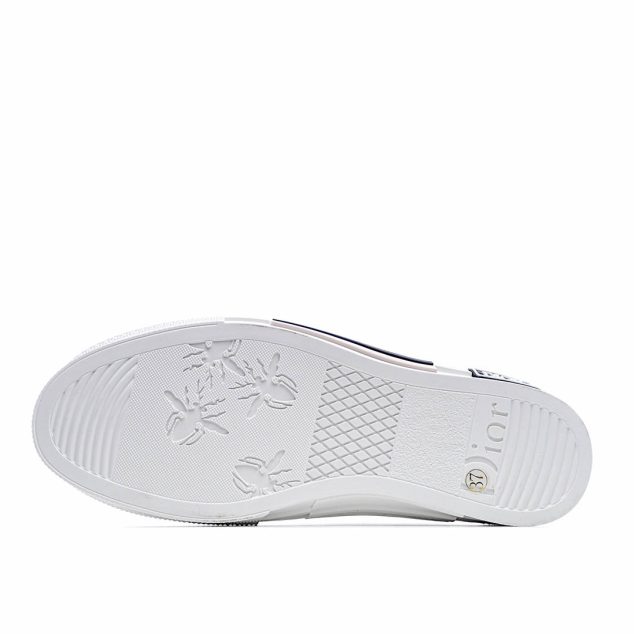  Dior B23 Oblique Slip-on Low Top Sneakers Sheer Print Sneakers