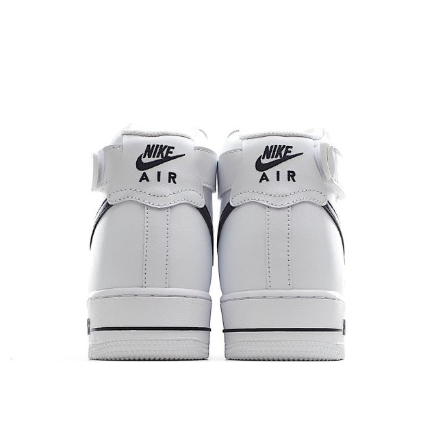  Nike Air Force 1 High ’07 White and Black High Top