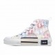  Dior B23 Oblique Slip-on Low Top Sneakers Sheer Print Sneakers