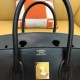  Birkin box black with gold buckle