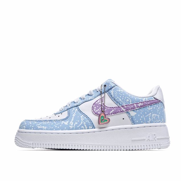  Nike  Air Force1 Low White blue