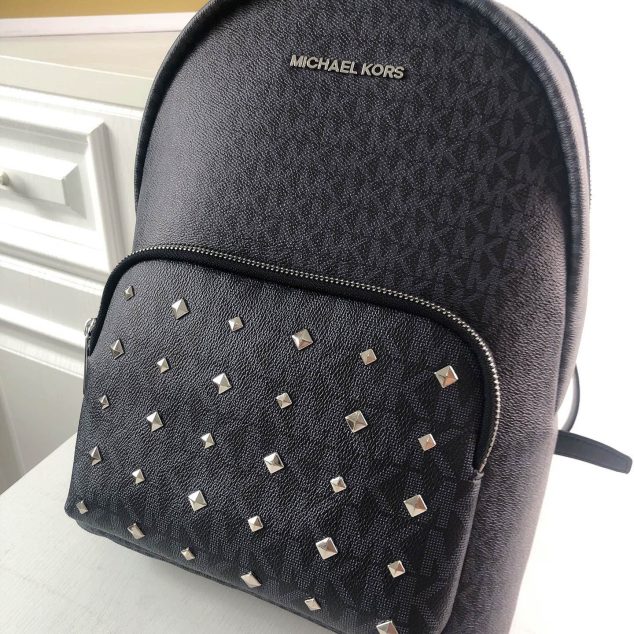  MK Rhea Printed Studded Shoulder Bag Model: 2106: Size: 26m Height: 32 Width: 14