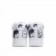  Nike Air Force 1 High 07 Black & White Mid-Top Sneakers