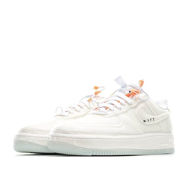  Nike Air Force 1 Experimental-Type N. 354 Sail Atomic Orange Low-Top Sneakers