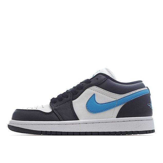  Wmns Air Jordan 1 Low ‘Black University Blue’