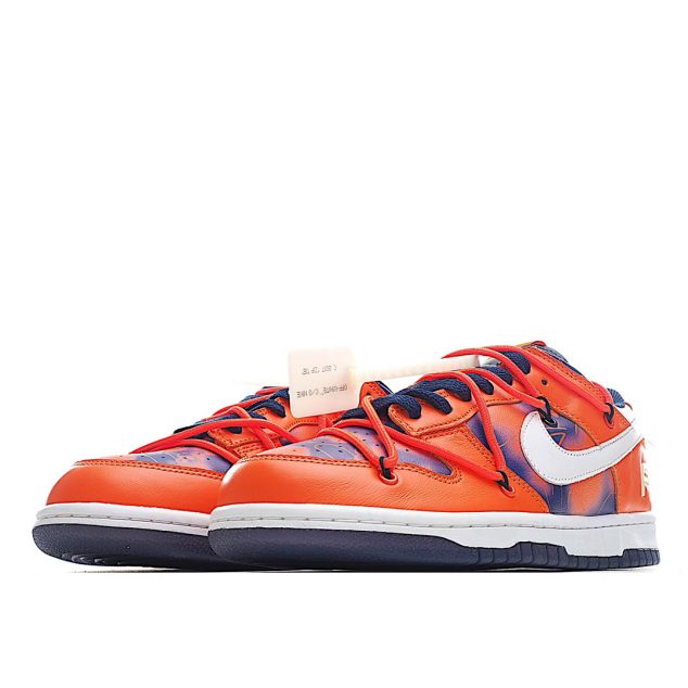  Nike Off-White x Nk Dunk Low “12 of 50” OW Sneakers