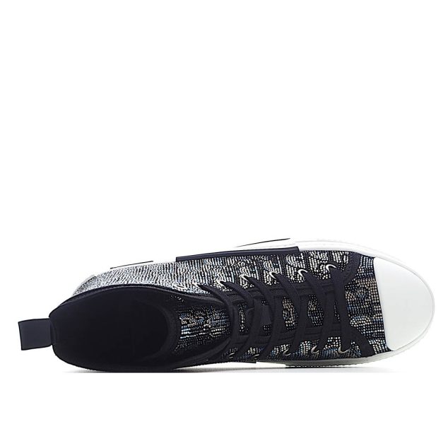  Dior B23 Oblique Slip-on Low Top Sneakers Sheer Print Sneakers