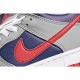  Nike SB Dunk Low Pro QSSamba Grey Red Blue