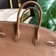  Herms Birkin Platinum Size: 25cm Golden Brown