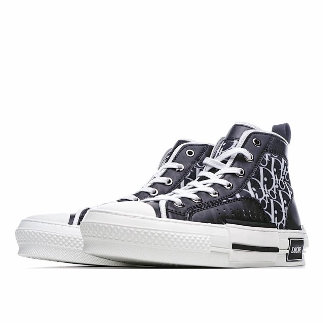  Dior B23 Oblique Slip-on Low Top Sneakers Sheer Print Sneakers