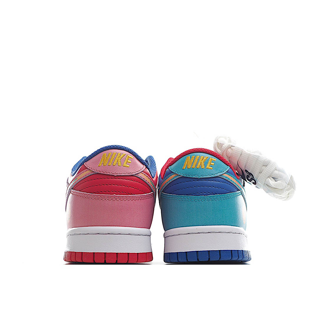  Cactusplantfleamarket x Nike Dunk Low Rainbow Low Top Sneakers