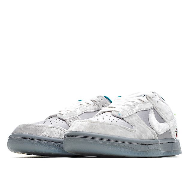  Nike Dunk Low ICE White and Grey Sneakers