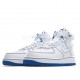  Nike Air Force 1 High ’07 White and Blue High Top