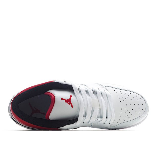  Air Jordan 1 Low ‘White University Red’