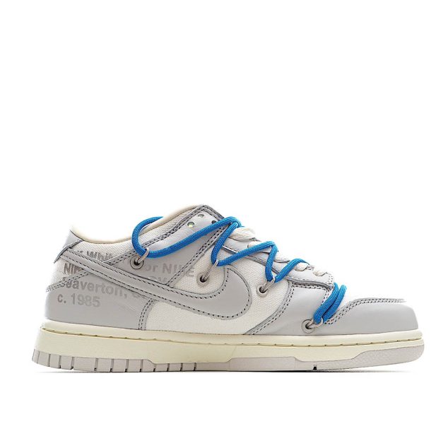  Nike 0ff-White x Nike Dunk Low “02 of 50” OW White Grey