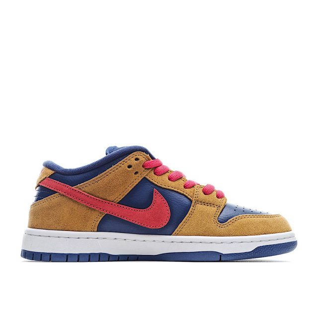  Nike SB Dunk Low Pro “Papa Bear Brown Red Blue