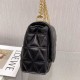  MK Sheepskin Bag Black Size: 25CmX16cmX8.5cm