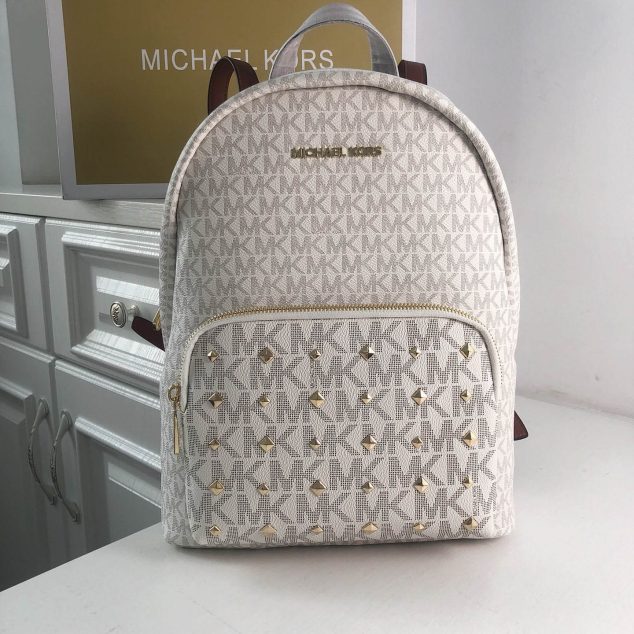  MK Rhea printed studded shoulder bag Model: 2106: Size: 26m Height: 32 Width: 14