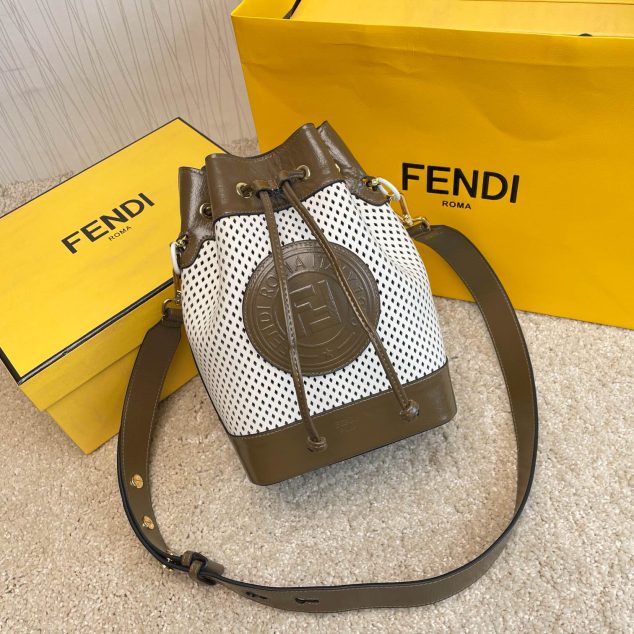  Fendi large perforated bucket bag Ref: 8838