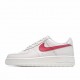  Nike Air Force 1 AF1 White and Red Sneakers