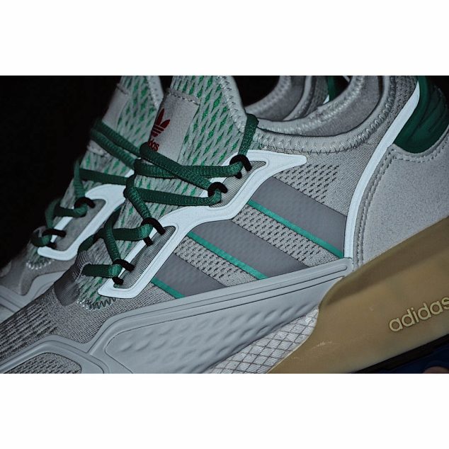  Adidas ZX 2K Boost ‘Grey Hi-Res Green’