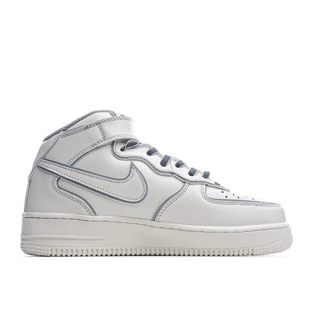  NIke Air Force 1 07 Mid Beige Grey