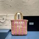  Prada Fiber Tote Size: 24x8cm 1BG422