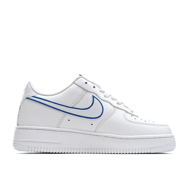  Fragment Design x Nike Air Force 1 Low White and Blue Low Top 3M Reflective