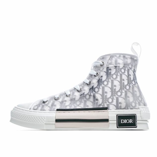  Dior B23 Oblique Slip-on Low Top Sneakers Sheer Print Sneakers