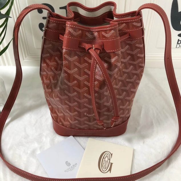  Goyard Shoulder Bucket Bag Size: 17.5*15*H 23cm