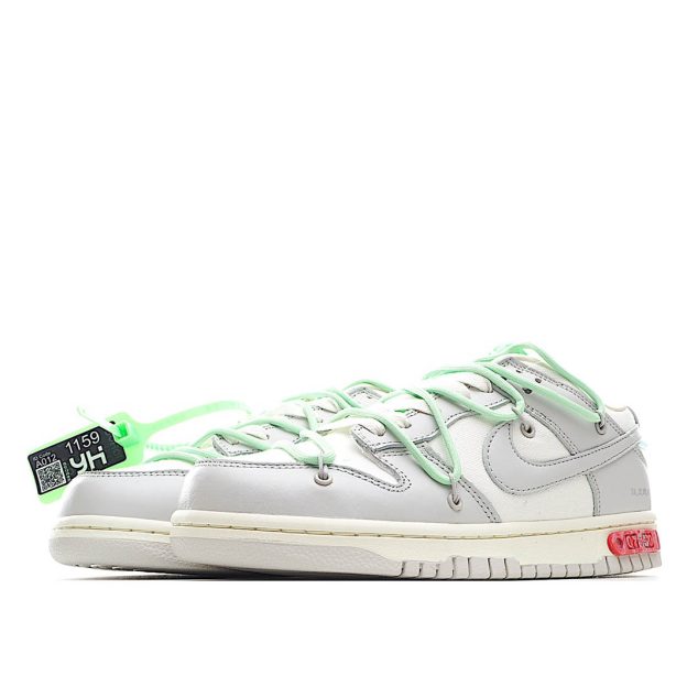  Nike 0ff-White x Nike Dunk Low “02 of 50” OW White Grey