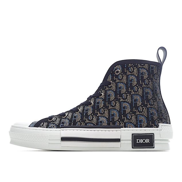  Dior B23 Oblique Slip-on Low Top Sneakers Sheer Print Sneakers