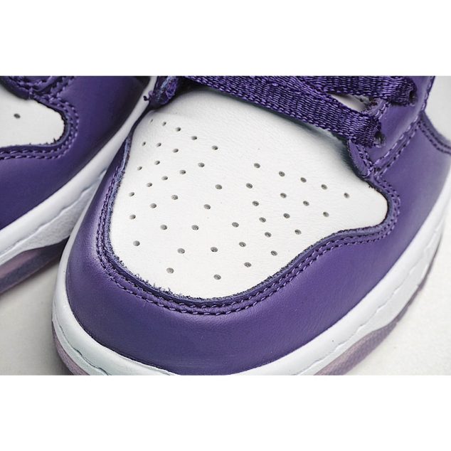  Nike Dunk High WMNS “Varsity Purple SB Sneakers High Top White Purple