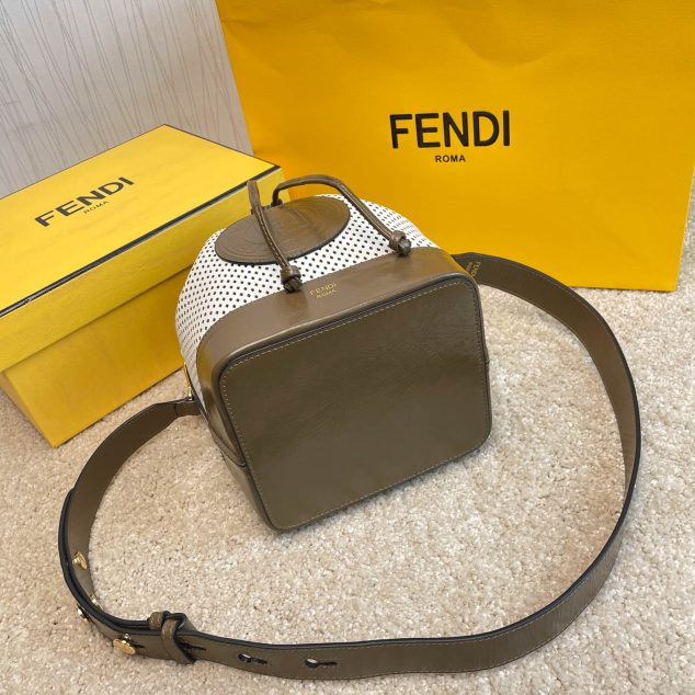  Fendi large perforated bucket bag Ref: 8838