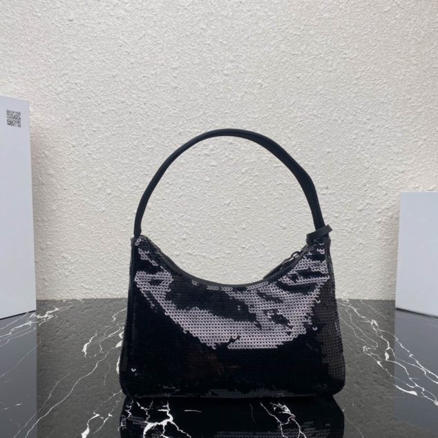  Prada Glitter Diamond Bag Size: 22x17cm 1NE515