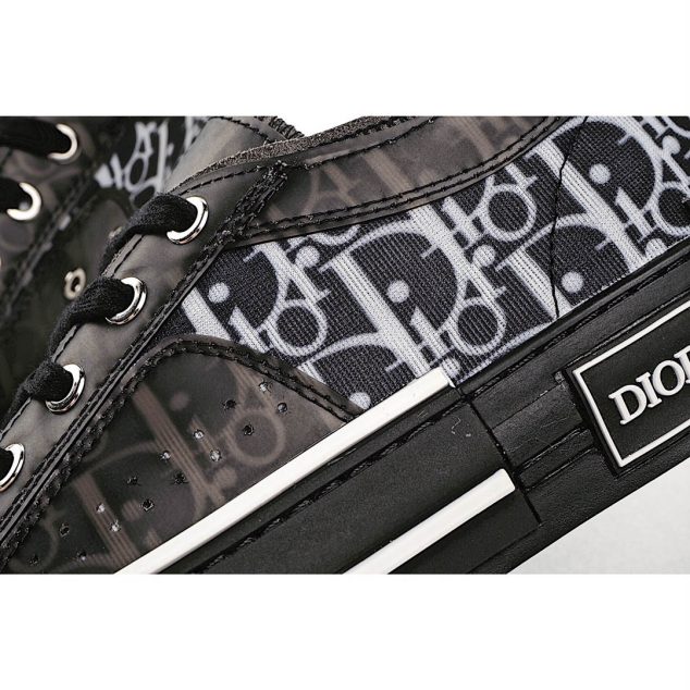  Dior B23 Oblique Slip-on Low Top Sneakers Sheer Print Sneakers