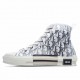  Dior B23 Oblique Slip-on Low Top Sneakers Sheer Print Sneakers