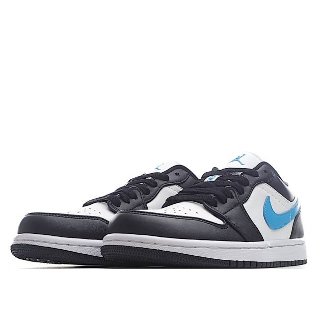  Wmns Air Jordan 1 Low ‘Black University Blue’