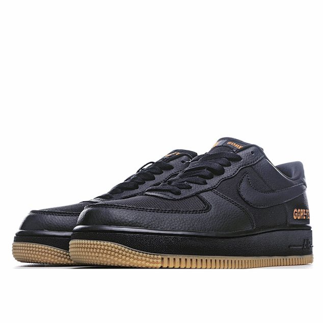  Nike Air Force 1 GORE-TEX Black Brown Beige Low Top