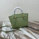  Grainy calfskin leather handbag No. 175519